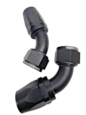 Shd-45d-16 Adler Speed Lot Of 2 / 16an 45 Degree Swivel Hose End Fitting Adapter Aluminum