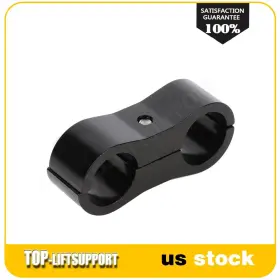 Tl10922001s Adv Autoparts 6an- Briaded Hose Separator Clamp Fits Fuel Anodized Universal Black