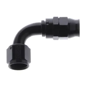 15358 Aeromotive -10an 90-degree Ptfe Hose Fitting Black Anodized