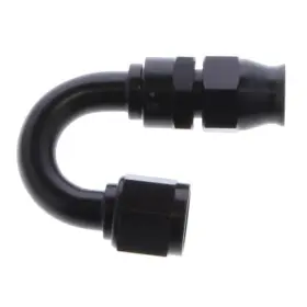 15363 Aeromotive -8an 180-degree Ptfe Hose Fitting Black Anodized
