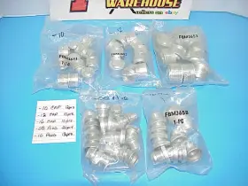 3651-3652-3653-3657-3658 Aeroquip 64 New Aluminum Caps And Plugs -08an -10an -12an -16an Nascar