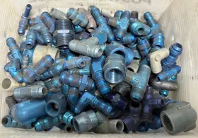 An837 Aeroquip 130x An Hose Flare Pipe Tee Fitting Aluminum Cross 45 90 Degree Part