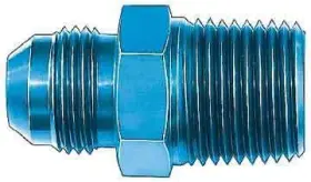 Fbm2009 Aeroquip By Eaton Fitting Adapter Straight 10an Male 1/2 Inch Npt Al Blue