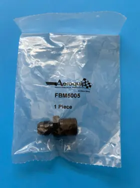 Fbm5005 Aeroquip Male An To Pipe Adapter -06an 3/8 Npt Straight Black Genuine