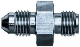 Aeroquip Fcm2926 #3 To 3/8-24 Inverted Steel Adapter