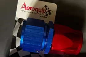Lin-00012 Aeroquip -12an Reusable Straight Hose End Blue Red Non-ptfe Race Fitting Lin-00012 Aeroquip -12an Reusable Straight Hose End Blue Red Non-ptfe Race Fitting