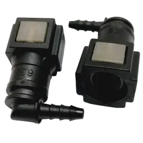 Pl90-516id1-8-blk Afatebox Fuel Line Quick Connector 5/16 Bundy Female To Barb For 1/8 Inch 3mm Id Nylon Tub