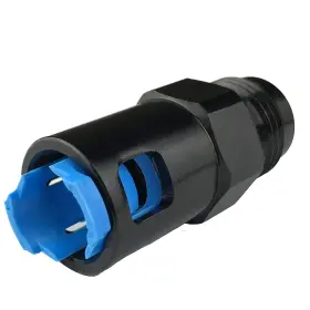 Wvp02914-blk Afatebox Fuel Line 8an Male To 3/8 Sae Quick Connect/disconnect Black Blue