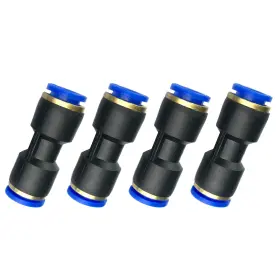 Zjpu-8-p4 Afatebox Fuel Line Connector For 5/16 Inch Fit Od Nylon 4 Pcs Coupler Union