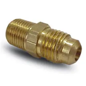 85258 Afco Brass Gauge Fitting Adapter 1/8 Inch Male Pipe To -4 An