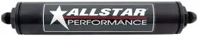 All40219 Allstar Performance 2 Fuel Filter Alum Blue Stainless Mesh Element -10an Male Inlet/outlet Inch Dia