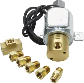All48013 Allstar Performance Electric Line Lock Kit With Fittings