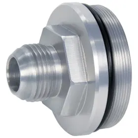 All92048 Allstar Performance Oil Filter End Cap -12an Male - Aluminum Clear