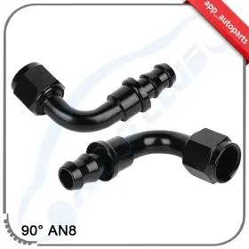 Aap83341201s App Autoparts Set Of 2 90 Degree Hose Separator Clamp Fitting Fit For All Water/fluid Line An8
