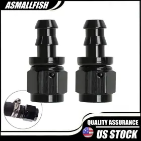 8an10an12 Asmallfish 414307087505 2pc Straight Push On Lock Hose Fitting Oil Fuel Gas Line Adapter 4/6an 8an10an12 Asmallfish 414307087505 2pc Straight Push On Lock Hose Fitting Oil Fuel Gas Line Adapter 4/6an