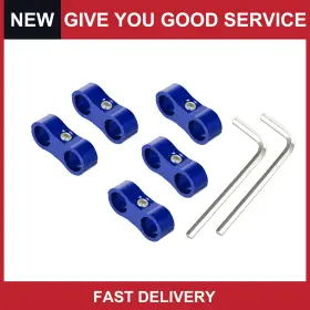 Automall Tech 726215621983 Universal An6 Car Hose Separator Clamp Fuel Line Connector Kit Blue Pack Of 1 Automall Tech 726215621983 Universal An6 Car Hose Separator Clamp Fuel Line Connector Kit Blue Pack Of 1