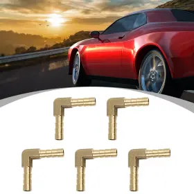 Automall Tech 784958710609 5mm Brass Barb Elbow 90 Degree Male Thread Connector For Air Water Gas Oil 5pcs Automall Tech 784958710609 5mm Brass Barb Elbow 90 Degree Male Thread Connector For Air Water Gas Oil 5pcs