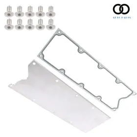 Apo180472 Autoooparts For Ls Gen 3 Valley Pan Cover With Gasket Plate Billet Knock Sensor Lsx Ls1 Lm7