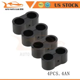Autopartsclub2018 Ap10921901ps 4pcs 4an Hose Separator Clamp Fitting Connector For Oil/fuel Line An4 Autopartsclub2018 Ap10921901ps 4pcs 4an Hose Separator Clamp Fitting Connector For Oil/fuel Line An4