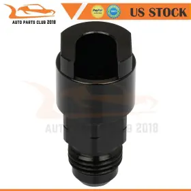 Autopartsclub2018 Ap16320001ps Quick-disconnect Female Straight Screw Type 6an Black Male To 3/8 Inch Degree
