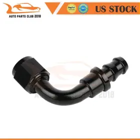 Autopartsclub2018 Apc10922701s Universal 90 Degree An8 1 X Fuel Line Hose End Fitting Adapter Left Right Front Autopartsclub2018 Apc10922701s Universal 90 Degree An8 1 X Fuel Line Hose End Fitting Adapter Left Right Front