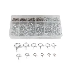 Bcsmmcar 929131134029 Car Spring Hose Clamps Double Wire Fuel Line Air Tube Clips Kits 5-18mm 285pcs Bcsmmcar 929131134029 Car Spring Hose Clamps Double Wire Fuel Line Air Tube Clips Kits 5-18mm 285pcs