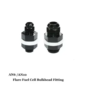 F56241-43 Betterhose 4pcs 10an 6an Male Flare Fuel Cell Bulkhead Fittings With Ptfe Washer