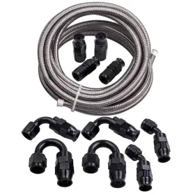 0hvfpz Bfo An6 -6an Stainless Steel Ptfe Braided Fuel Hose End Oil Line Kit 20feet 6m 0hvfpz Bfo An6 -6an Stainless Steel Ptfe Braided Fuel Hose End Oil Line Kit 20feet 6m