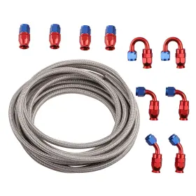 6ghstz Bfo 20 Ft An6 Fuel Line Complete Kit With Straight 45 90 180 Degree Swivel Fittings 6ghstz Bfo 20 Ft An6 Fuel Line Complete Kit With Straight 45 90 180 Degree Swivel Fittings