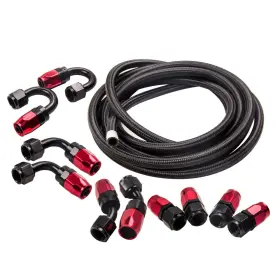 7ifryg Bfo An8 16ft Nylon Steel Braided Oil Fuel Line Fittings Hose End Adaptor Kit 7ifryg Bfo An8 16ft Nylon Steel Braided Oil Fuel Line Fittings Hose End Adaptor Kit