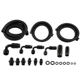 7vxgsz Bfo Power Steering Oil Line Kit -6an -10an For Remote Reservoir Black Universal 3ft