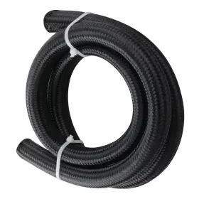 8l0nvh Bfo Black Hose Fuel Line Nylon Braided Cpe Synthetic Rubber Oil Cooling 5 Feet