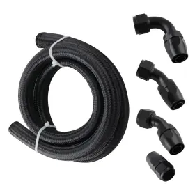 9f3u8k Bfo 16an Hose Fuel Line 5 Feet With Nylon Braided Hoses 90 And 45 Degree 9f3u8k Bfo 16an Hose Fuel Line 5 Feet With Nylon Braided Hoses 90 And 45 Degree