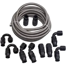 Bfo F3nmsi 20ft -8an An8 Ptfe Stainless Steel Braided Oil Gas Line Hose -73 C 260