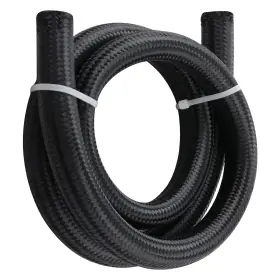 Lj2hob Bfo An16 16an Black Nylon Braided Stainless Steel Hose Line 5ft New