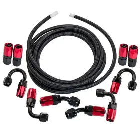 Od8h59 Bfo 6an 16ft An6 Braided Gas/fuel/oil Line Hose End Fitting Fuel Set