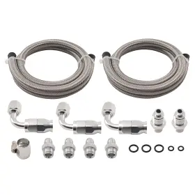 Rv1a5w Bfo Power Steering High Pressure Kit 3ft Ptfe Stainless Steel Line Silver Universal Rv1a5w Bfo Power Steering High Pressure Kit 3ft Ptfe Stainless Steel Line Silver Universal