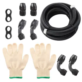 W7u8bt Bfo 10ft Fuel Line Hose Compatible With Transmission Fluid/oil/race Gas 12-an W7u8bt Bfo 10ft Fuel Line Hose Compatible With Transmission Fluid/oil/race Gas 12-an