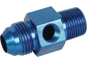 12888 Big End Performance 3/8in Npt Male To 8male 1/8in Port Gauge Adapter 12888 Big End Performance 3/8in Npt Male To 8male 1/8in Port Gauge Adapter