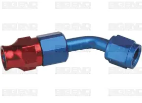 23441 Big End Performance Ptfe Alum Red/blue Hose 4an 45 Degree