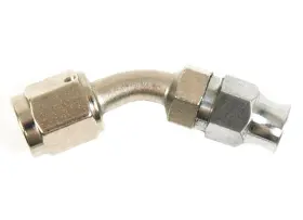 23645 Big End Performance Ptfe Steel Hose 6an 45 Degree