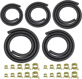 Blkgjtf 769310912990 3.3 Feet Fuel Line Hose - 3/8 Inch 1/2 5/16 1/4 3/16 Id Nbr Rubber Black