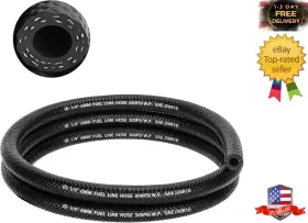 30r10 Branded 768447508540 1/4 Inch Fuel Line Hose 10ft Sae 300psi High Pressure Submersible For Automot