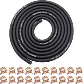 C-019-1 Branded C-019-1/4 1/4 Inch Id Fuel Line Hose 10ft 20 Clamps For Small Gas Engines-free Ship C-019-1 Branded C-019-1/4 1/4 Inch Id Fuel Line Hose 10ft 20 Clamps For Small Gas Engines-free Ship