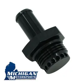 Adpt-02-027-vcbf Brian Tooley Racing Btr Baffled Breather Fitting 12an Orb To 5/8 Inch Hose Barb Adapter -