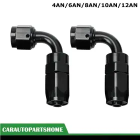12an Carautopartshome 940981251432 2pcs 90 Degree Fuel Hose End Fitting Swivel Line Adapter 4an/6an/8an/10an/12an 12an Carautopartshome 940981251432 2pcs 90 Degree Fuel Hose End Fitting Swivel Line Adapter 4an/6an/8an/10an/12an