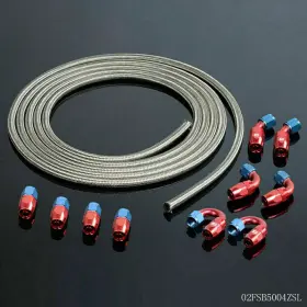Gpl42680 Cheda Fit For An4 Stainless Braided Oil Fuel Line Fitting Hose End Adaptor Kit 5m New