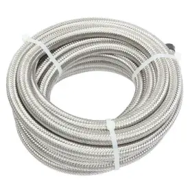 Ty2023 Chowty 8an 20feet Stainless Steel Nylon Braided Fuel Line Hose Oil 8an-20ft Silver Ty2023 Chowty 8an 20feet Stainless Steel Nylon Braided Fuel Line Hose Oil 8an-20ft Silver