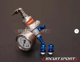Fpr-001s-gd Circuit Sports Fpr Fuel Pressure Regulator Adjustable Universal W Gauge 0-150psi