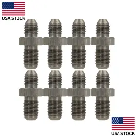 Fitting-m10x1.0 Cnraqr An3-m10 1-ss 3an Adapter For Brake Clutch Fuel And Oil 8pcs